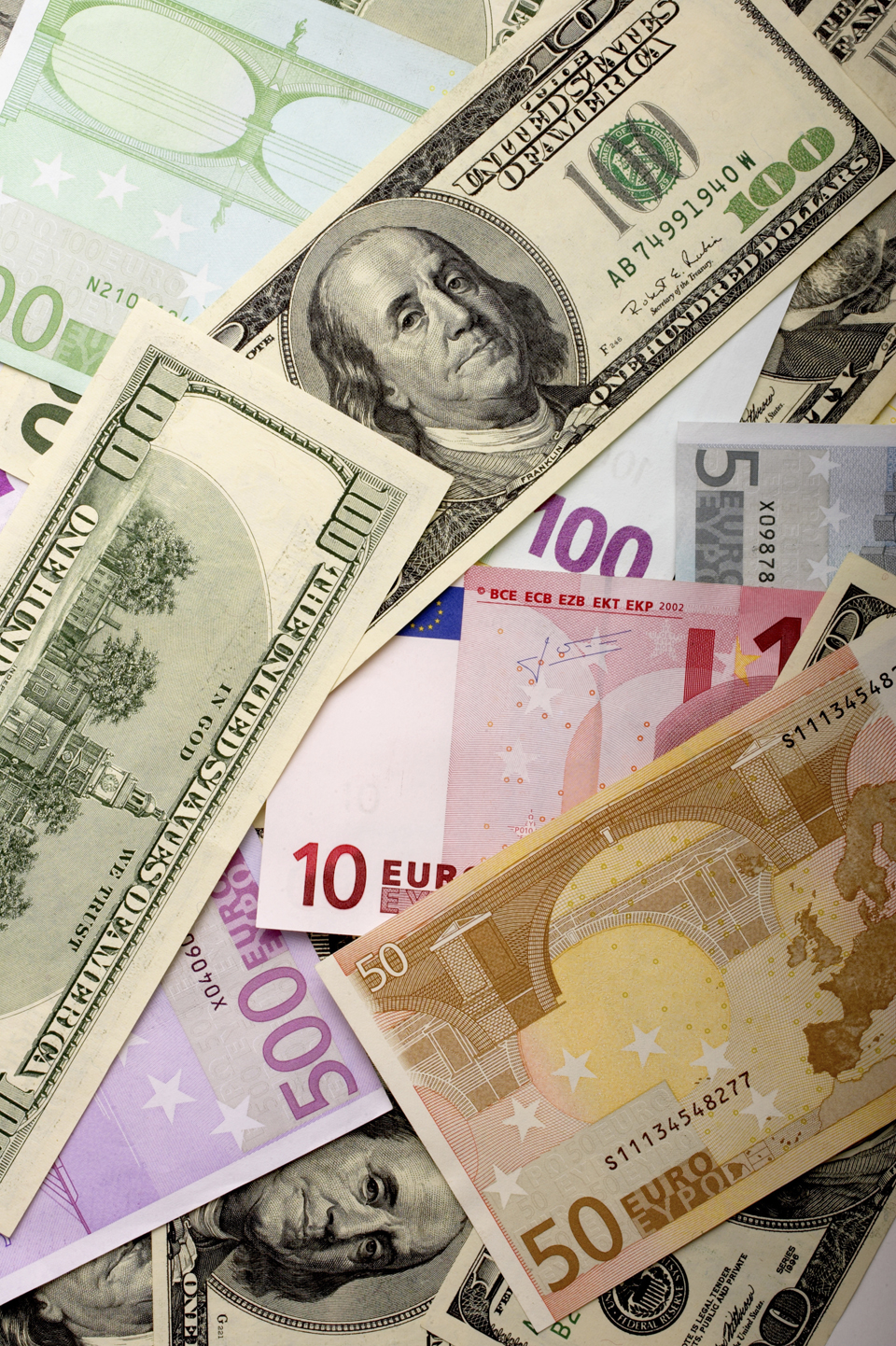 Purchase and sale of currency